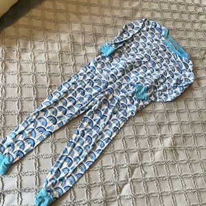 Little sleepies blue rainbow pjs 2t long sleeve